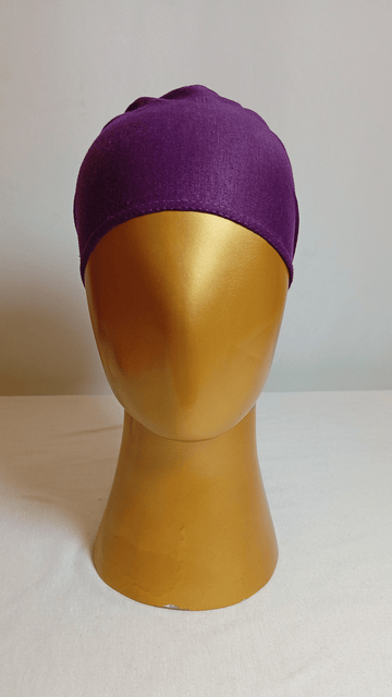 Plain Tie Back Cap  - Violet